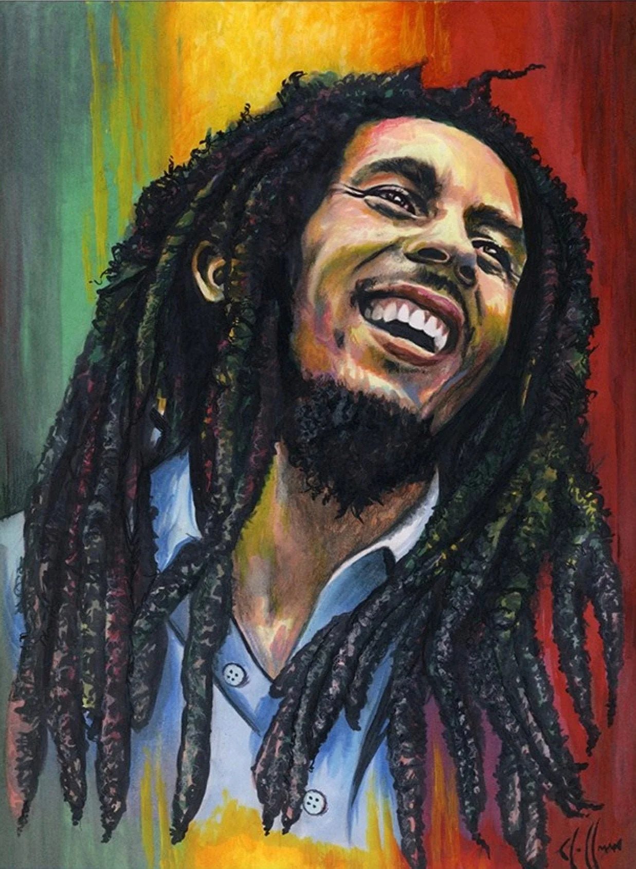 Portrait de Bob Marley